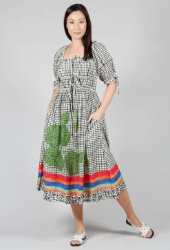 Milkmaid Dress in White