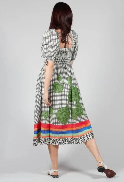 Milkmaid Dress in White