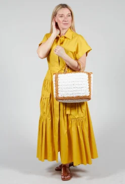 Milos Crochet Bag in White
