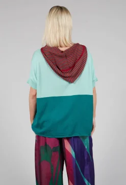 Mini Brook Jumper in Opal Blue and Blue Haze