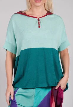 Mini Brook Jumper in Opal Blue and Blue Haze