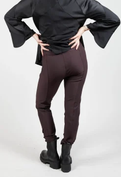 Minimalist Trousers in Burgundy