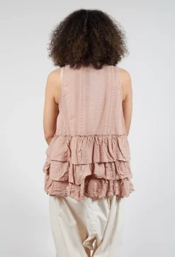 Miracle Top in Embossed Pink