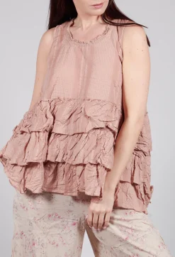 Miracle Top in Embossed Pink