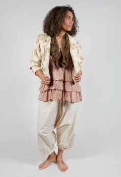 Miracle Top in Embossed Pink