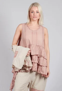 Miracle Top in Embossed Pink