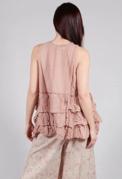 Miracle Top in Embossed Pink