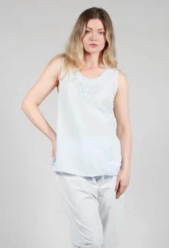Misa Top in Ice Blue