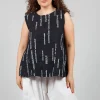 Mischweise Top in Kaviar