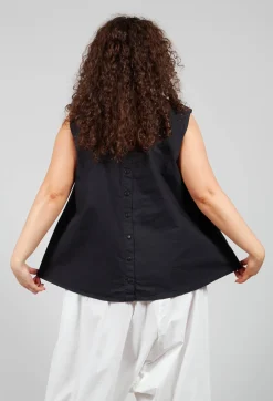 Mischweise Top in Kaviar
