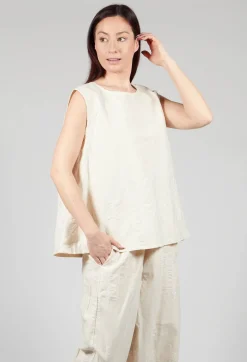 Mischweise Top in Stroh