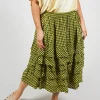 Mitteldeal Skirt in Ingwer Yellow and Black Check