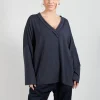 Modelo Top in Carbon Blue