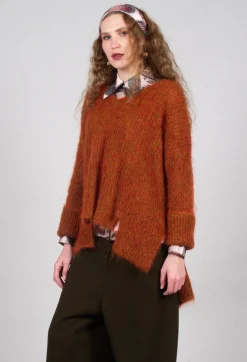 Mohair Knit Jumper in Tumeric