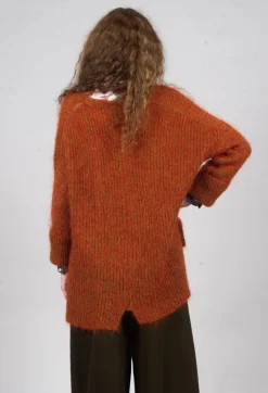 Mohair Knit Jumper in Tumeric
