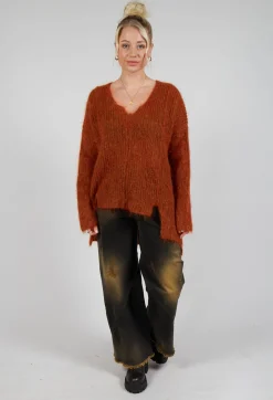 Mohair Knit Jumper in Tumeric