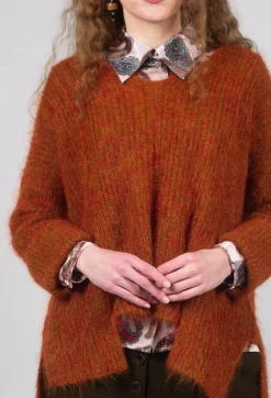 Mohair Knit Jumper in Tumeric