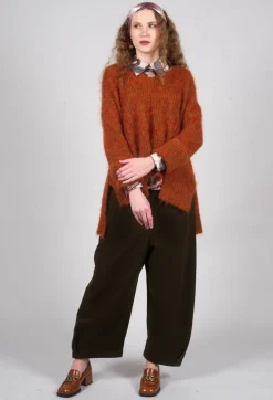 Mohair Knit Jumper in Tumeric