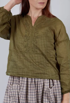 Molly Top in Olive