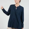 Monio Blouse in Dark Night