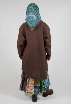 Monsun Coat in Chocolate Brown