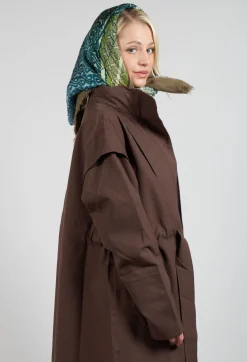 Monsun Coat in Chocolate Brown