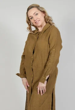 Monu Coat in Kaki