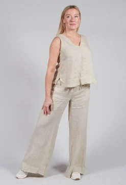 Mosaalf Pants in White Sand