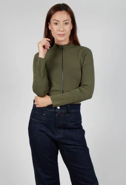 Motivate Cardigan in Green