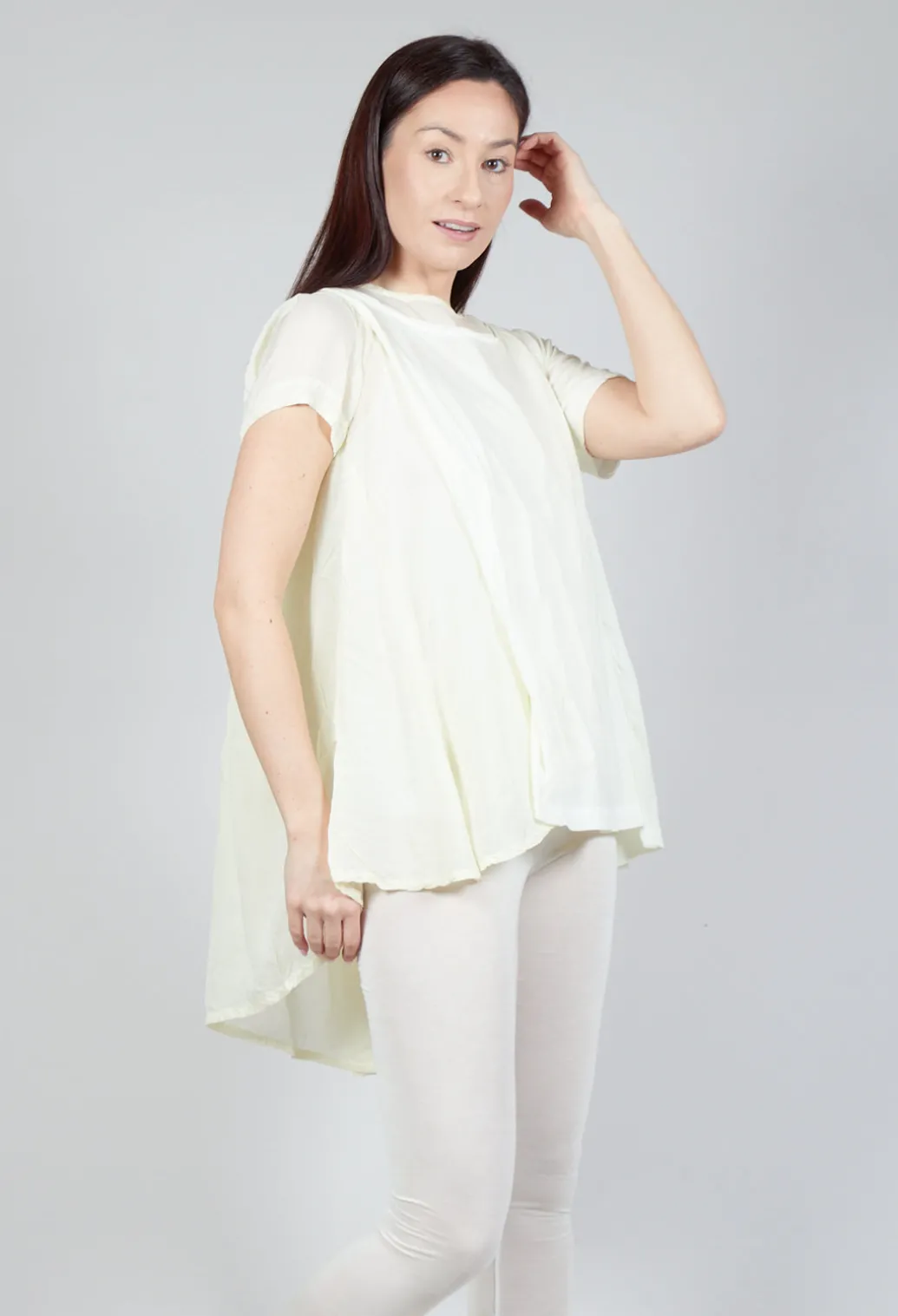 Mullet Back T-Shirt in Lilly 10% Cloud