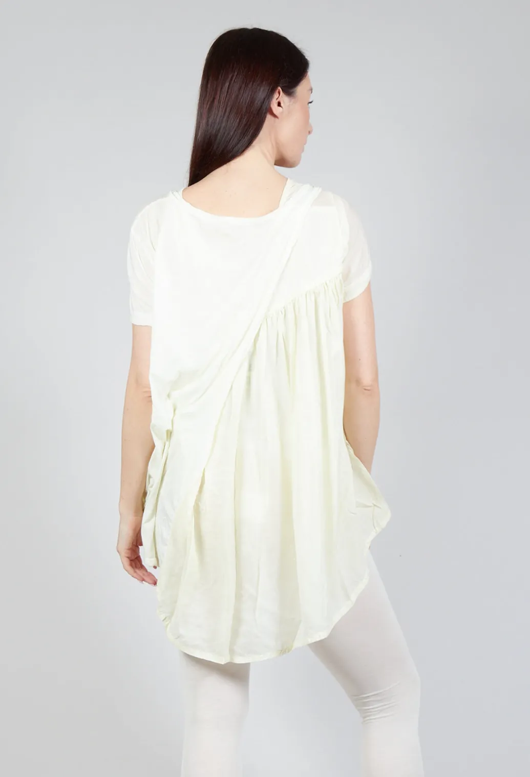 Mullet Back T-Shirt in Lilly 10% Cloud