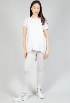 Mullet Back T-Shirt in Rose 10% Cloud