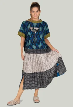 Multipleats Atena Skirt in Moonstruck