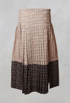Multipleats Atena Skirt in Moonstruck