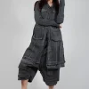 Multi-Pocket Coat in Coal Cloud
