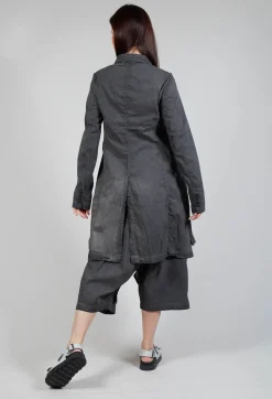 Multi-Pocket Coat in Coal Cloud