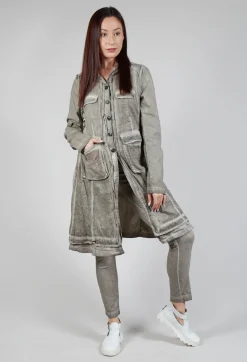 Multi-Pocket Coat in Hay Cloud
