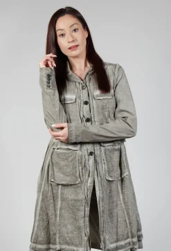 Multi-Pocket Coat in Hay Cloud