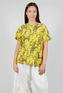 Mural Frida T in Electric Sunflower
