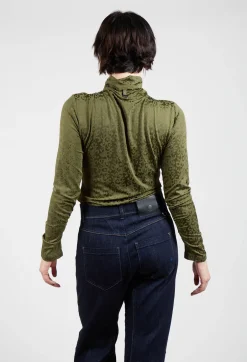 Murmur Jersey Top in Green