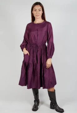 Nadia Dress in Plum