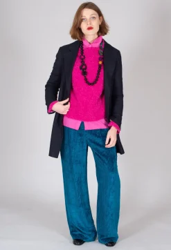 Native Longline Jacket in Navy Blue