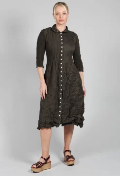 Nehru Dress Contr. in Khaki