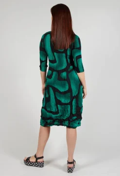 Nehry Coat Dress in Green Tuscon
