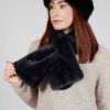 Neige Scarf in Noir