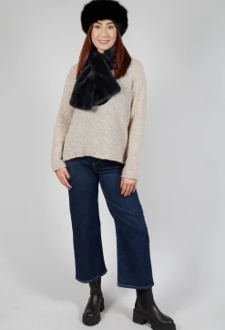 Neige Scarf in Noir