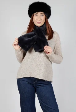 Neige Scarf in Noir