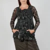 Netted Sleeve Jacket in Multicolour