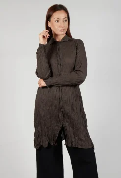 Nochenne Shirt Dress in Teak