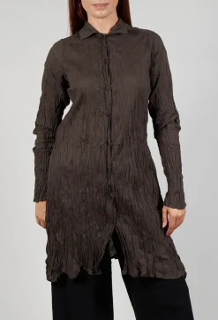 Nochenne Shirt Dress in Teak